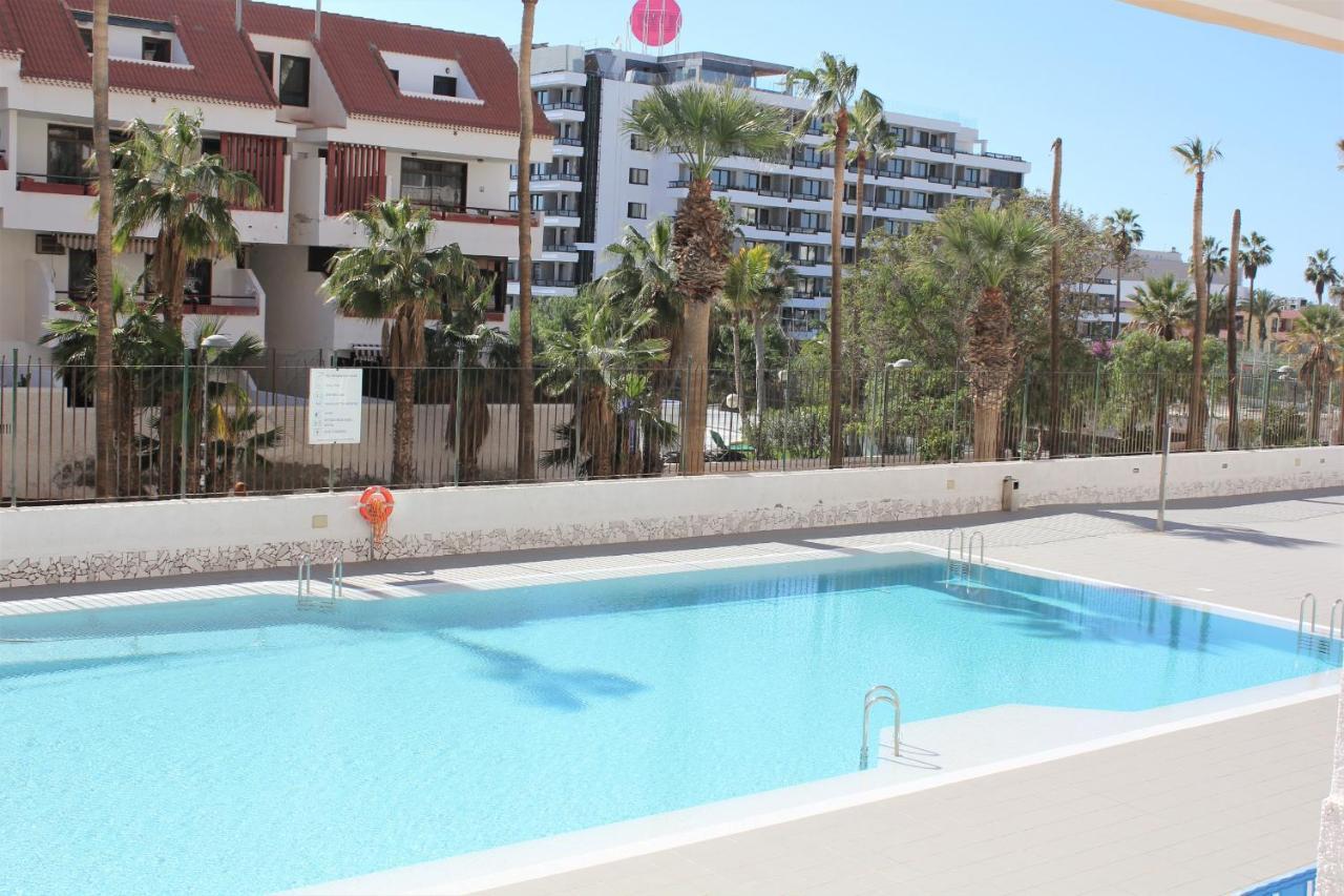 Superb Seaview Apartment In Playa De Las Americas Luaran gambar